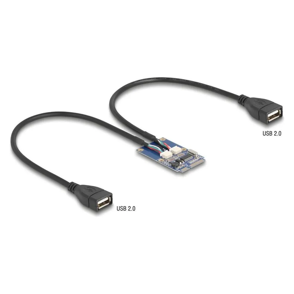 Adapter Delock 64346 Mini PCI Express 2x USB 2.0 Full Profile