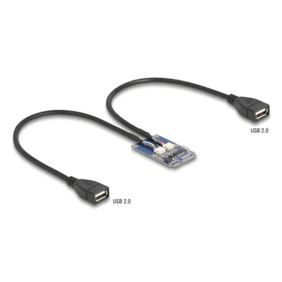 Adapter Delock 64346 Mini PCI Express 2x USB 2.0 Full Profile