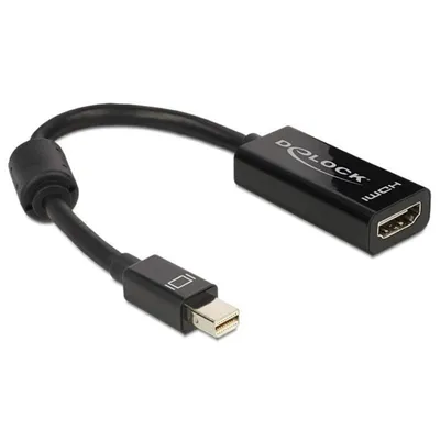 Adapter mini DisplayPort nach HDMI DeLOCK 0,18 m Schwarz