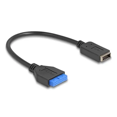 USB-Adapter Delock 19 Pins an interne E-Taste 25 cm
