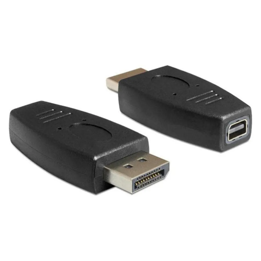 Adapter DeLOCK 65237 DisplayPort auf mini DisplayPort Schwarz