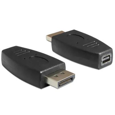 Adapter DeLOCK 65237 DisplayPort auf mini DisplayPort Schwarz