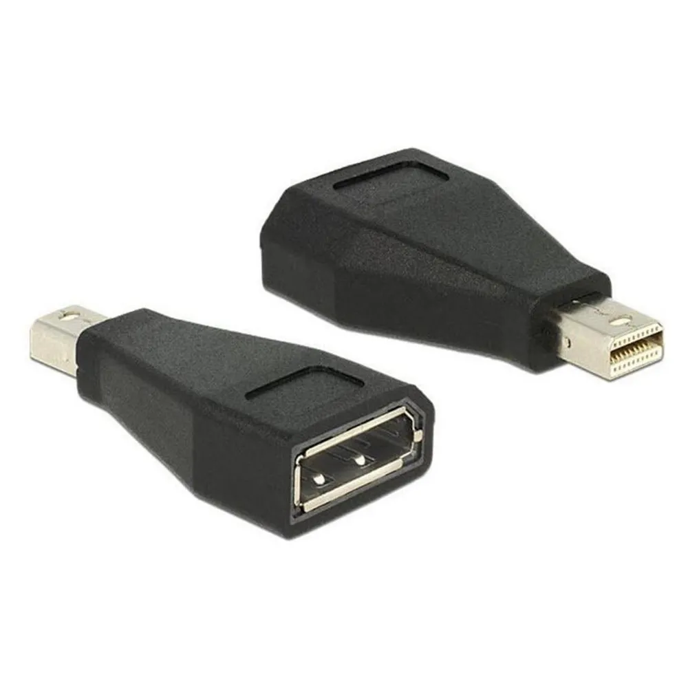 Adapter mini DisplayPort 1.2 auf DisplayPort Schwarz DeLOCK