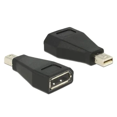 Adapter mini DisplayPort 1.2 auf DisplayPort Schwarz DeLOCK
