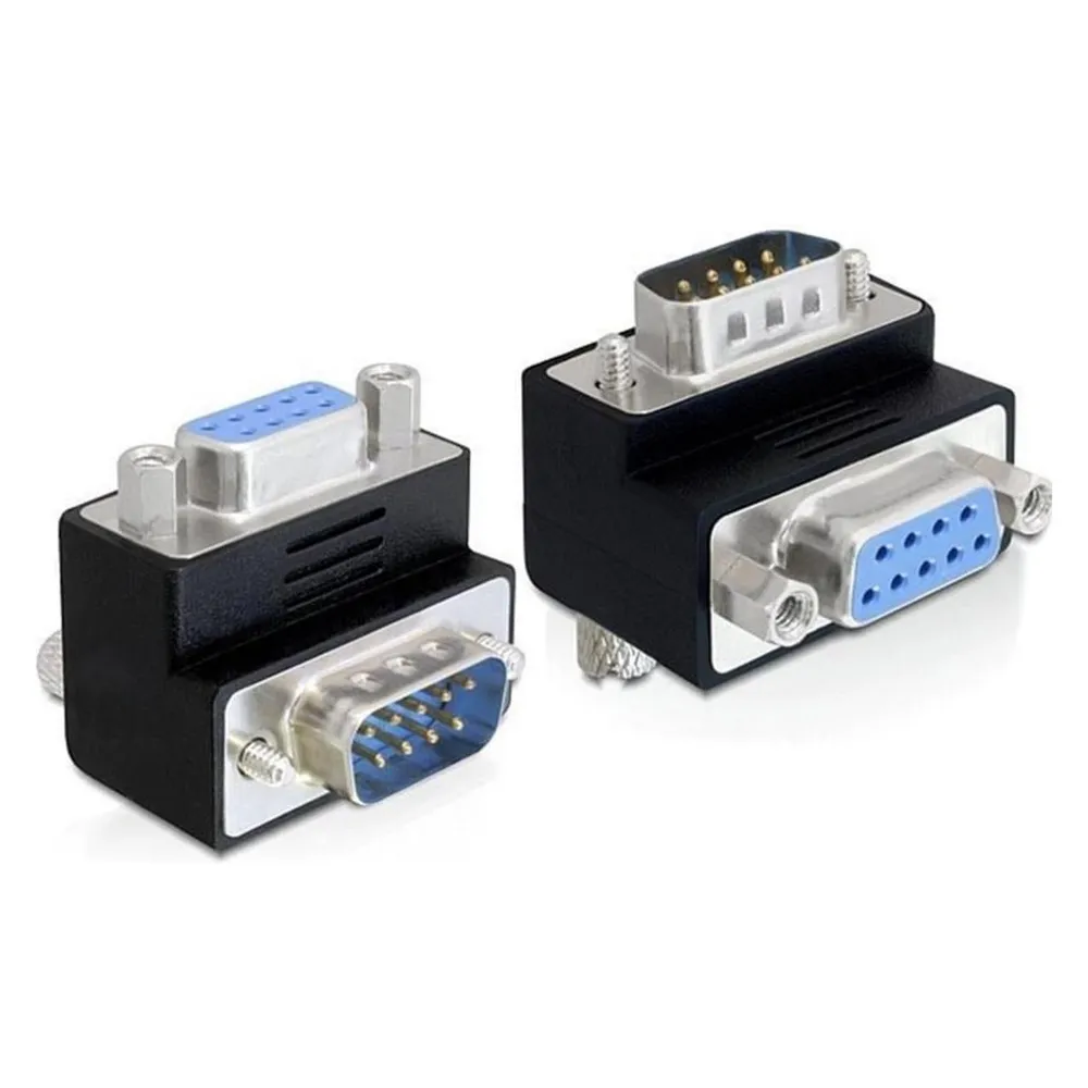 Delock Winkeladapter 90ø seriel DB9 St.-Bu.