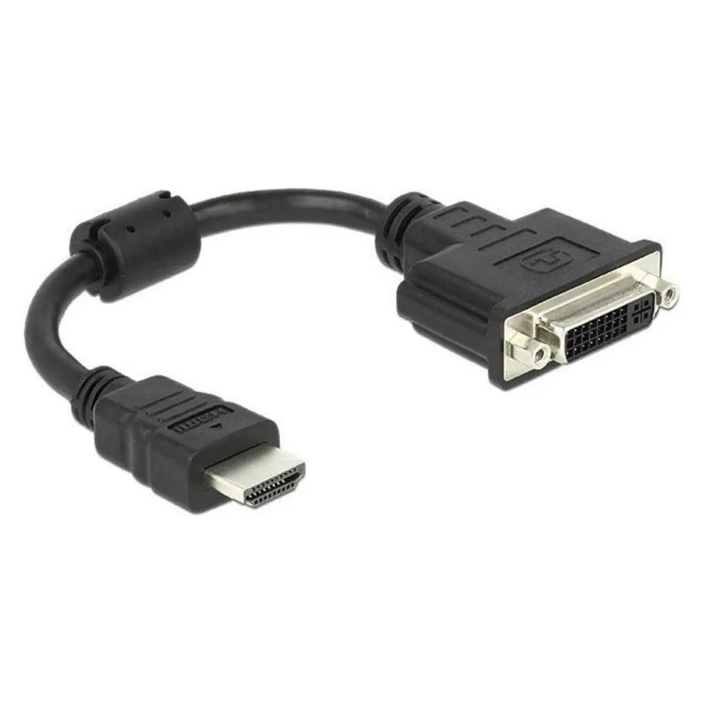 Adapter HDMI auf DVI DeLOCK 0,2 m Schwarz