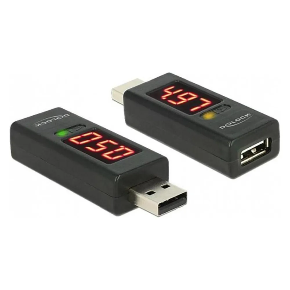 Adapter Delock 65569 USB 2.0 mit LED-Anzeige Strom Spannung