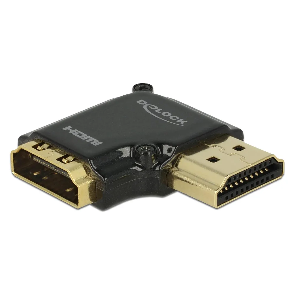 HDMI 90° Adapter DeLOCK F/M Schwarz