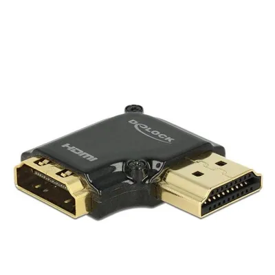 HDMI 90° Adapter DeLOCK F/M Schwarz
