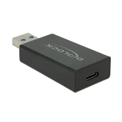 DeLOCK 65689 Kabeladapter USB 3.1 Gen 2 Type-A USB 3.1 Gen 2 USB Type-C Schwarz