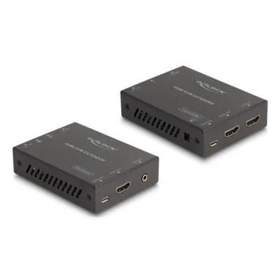 KVM Extender Delock 65957 HDMI 4K 60Hz 70m PoC USB Metall