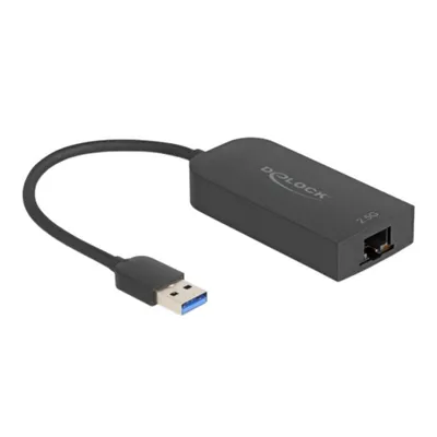 USB-zu-Ethernet-Adapter DeLOCK 66045 2,5 Gigabit LAN RJ45