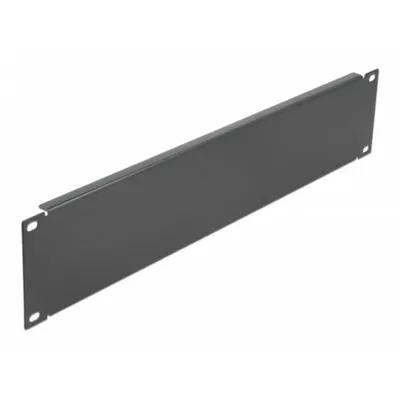 Rackabdeckung DeLock 66290 Metall 2U Schwarz 19 Zoll Montagekit