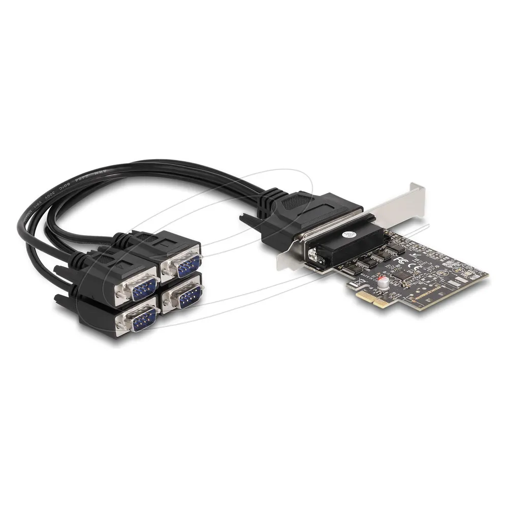 Schnittstellenkarte DeLock 66324 PCIe 4x RS-232 DB9 Low Profile Windows