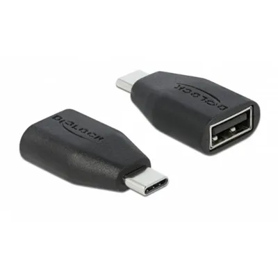 DeLOCK USB Type-C Stecker zu USB Typ-A Buchse Adapter für Ladung