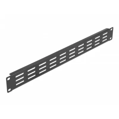 Rack-Zubehör DeLock 66679 1U 19" Belüftetes Blindpanel Metall Schwarz