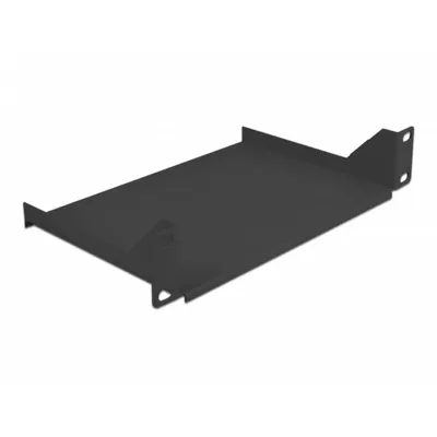Rackboden DeLock 66853 1U 10" Stahl Schwarz max. 10 kg inkl. Montageset