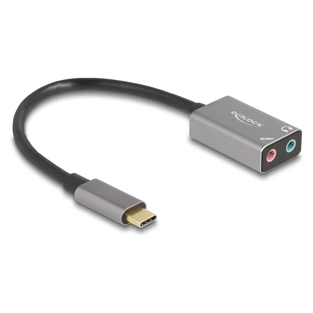 Soundkarte DeLock 67071 USB-C 16 bit Aluminium Plug and Play