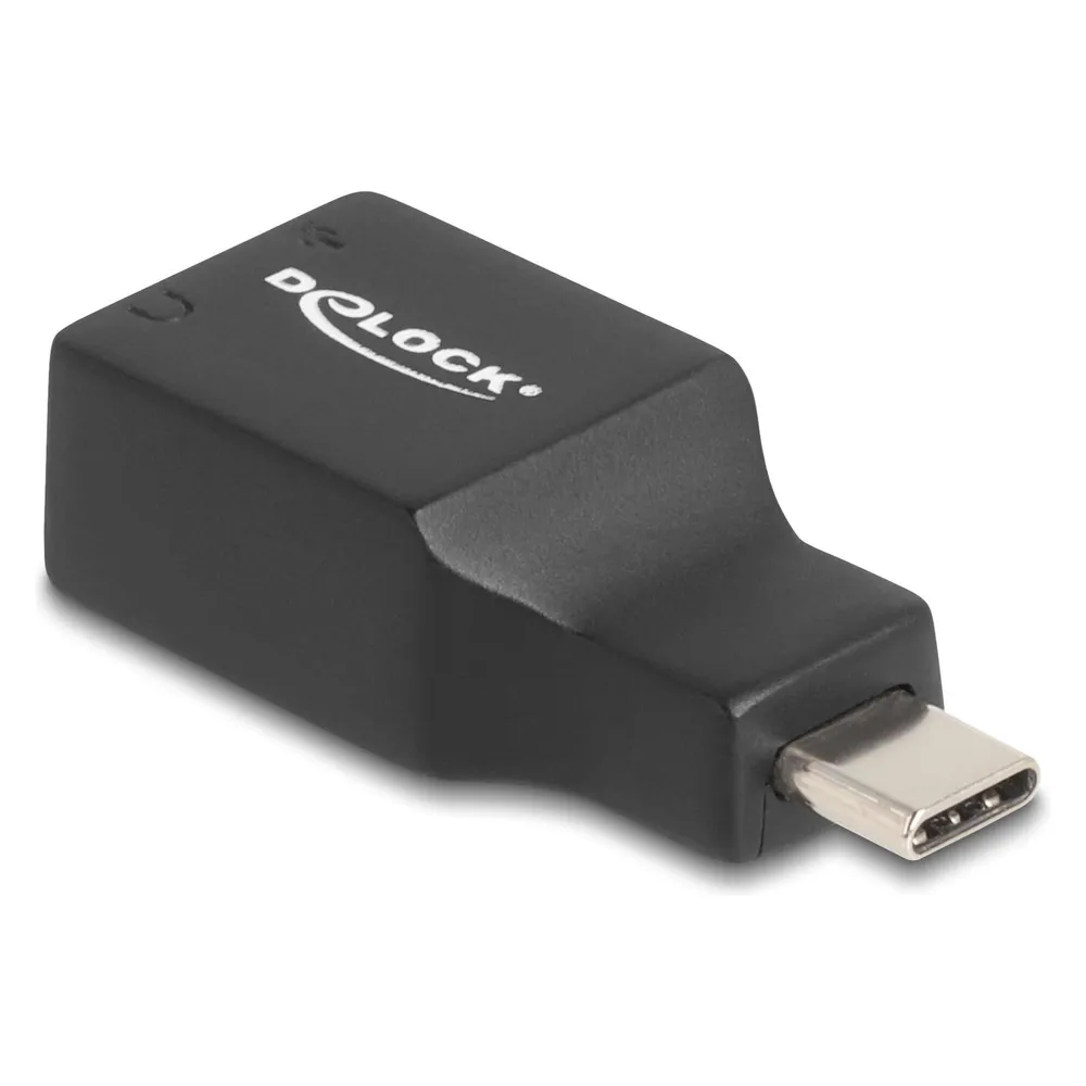 Audio-Adapter DeLock 67128 USB-C Schwarz 2x 3