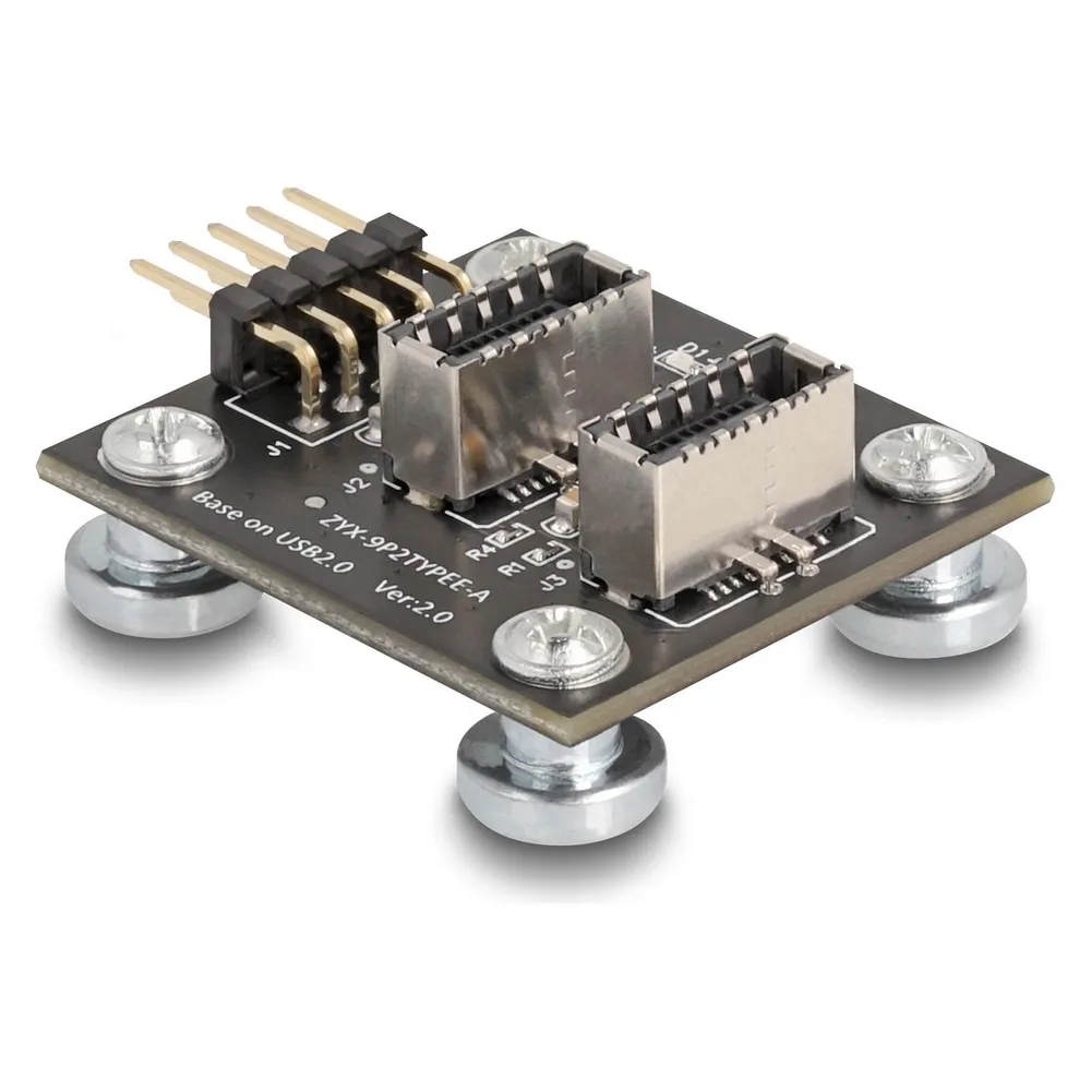 Adapter Delock 67176 USB Header 9-polig auf USB Type-E magnetisch intern