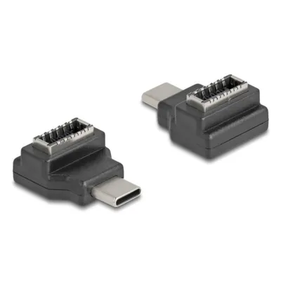 Gender Changer DeLock 67235 USB Type-C auf USB Type-E 10Gbps Schwarz