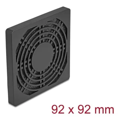 Lüfterfilter Delock 67312 ABS 92 mm abnehmbar einfache Reinigung