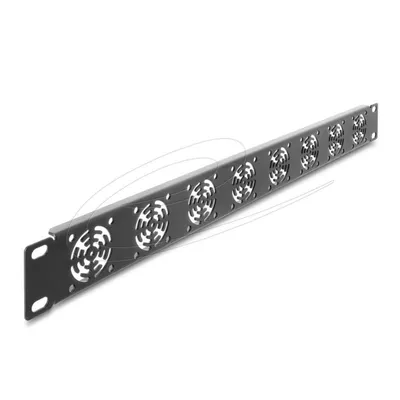 Rückwand Delock 67414 Rack 19 Zoll 1U Halterung 8 Lüfter