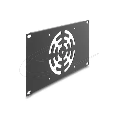 Rückwand Delock 67434 integrierter Lüfter Rack 3U Metall dunkelgrau