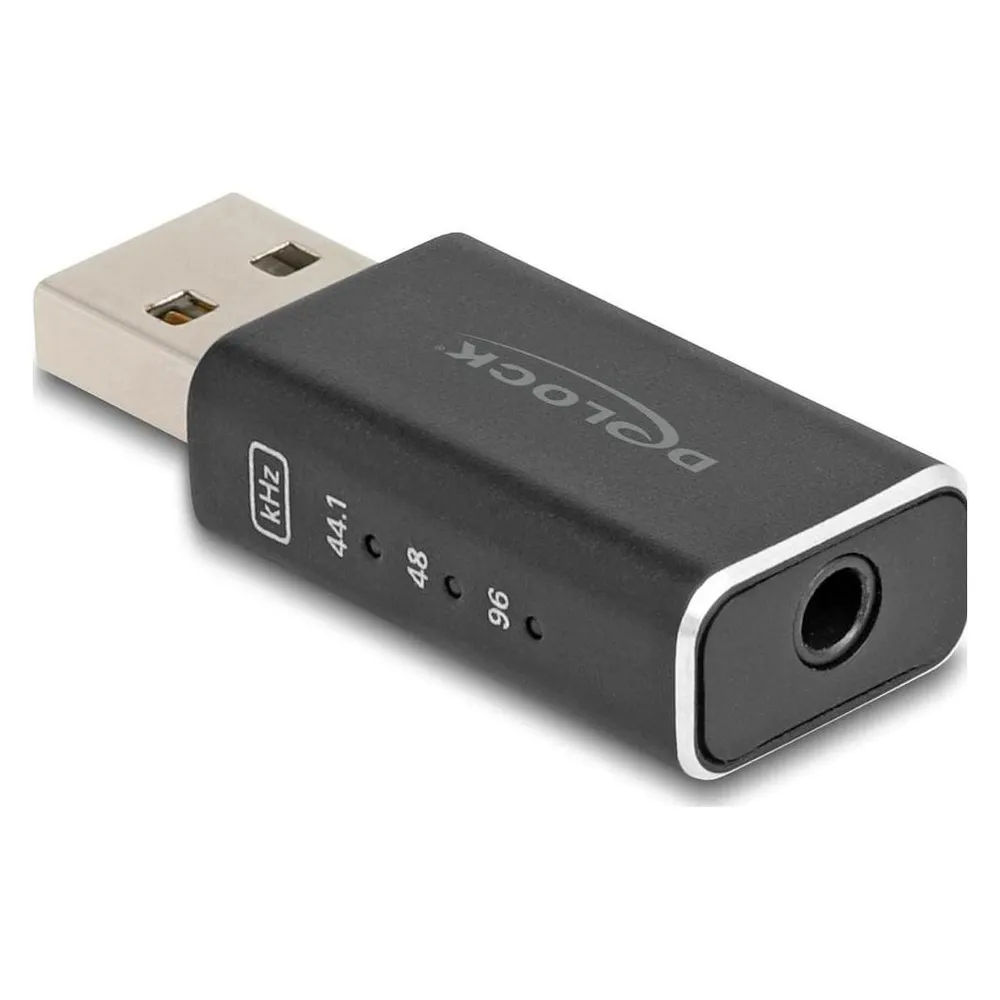 Soundkarte Delock 68001 USB DAC tragbar Hi-Res 24 bit 96 kHz