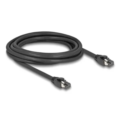 Netzwerkkabel DeLOCK RJ45 Cat.8.1 S/FTP 3 m bis 40 Gbps schwarz