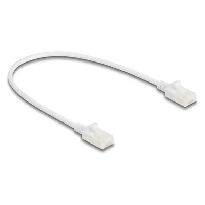 Delock RJ45 Netzwerkkabel Cat.6A Stecker zu Stecker mit robu (U/UTP, CAT6a, 0.30 m)