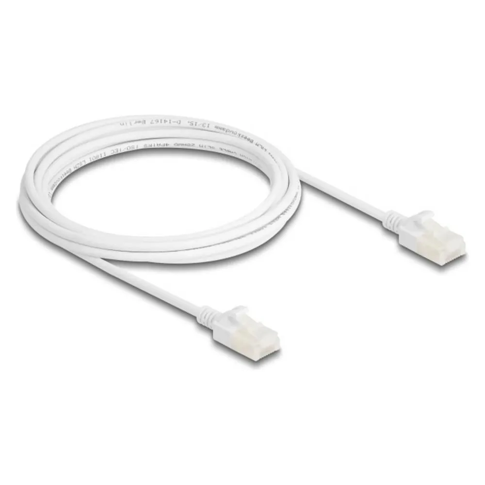 Delock RJ45 Netzwerkkabel Cat.6A Stecker zu Stecker mit robu (CAT6a, 3 m)