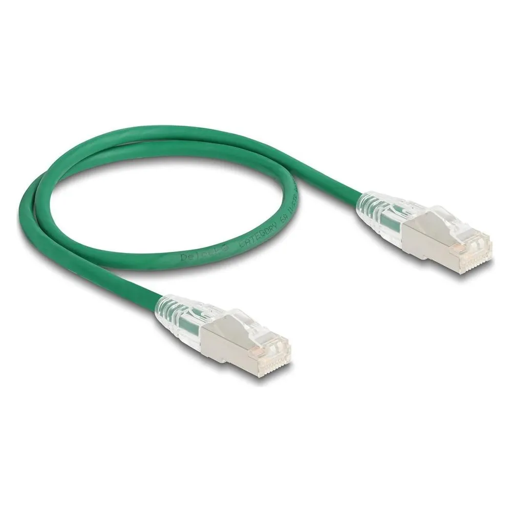 Delock RJ45 Netzwerkkabel Cat.6A Stecker zu Stecker mit gebo (U/FTP, CAT6a, 0.50 m)