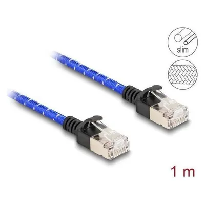 Delock RJ45 Netzwerkkabel mit Geflechtmantel Cat.6A U/FTP Sl (U/FTP, CAT6a, 1 m)