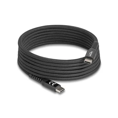 Kabel USB-C DeLOCK 2 m Magnetisch USB 2.0 Schwarz