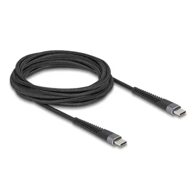 Kabel USB-C nach USB-C DeLOCK 81126 3 m USB 2.0 Schwarz