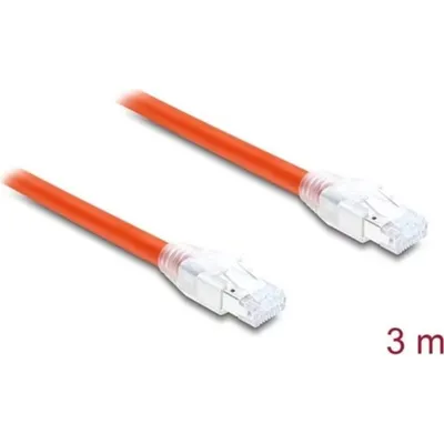 Netzwerkkabel Delock RJ45 Cat.8.1 S/FTP 3 m orange