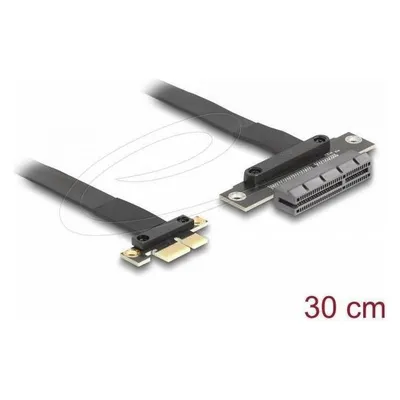 Adapter PCIe Delock 81495 flexibel 30 cm schwarz für x4 Karten