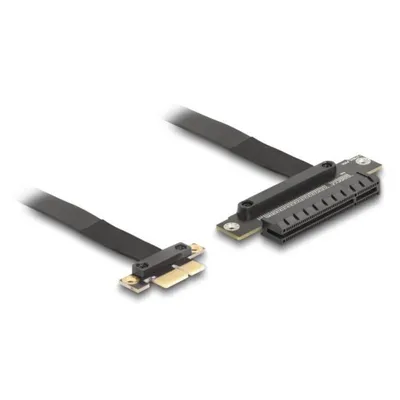 Adapter PCIe Delock 81496 Schwarz 0,3 m Flexibel
