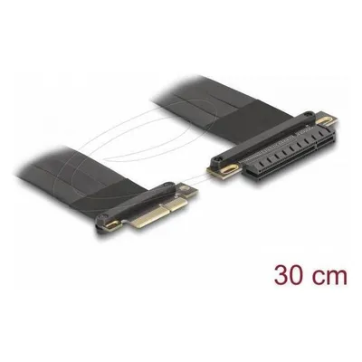 Adapter Delock 81497 PCIe Riser Flexibles Kabel 30 cm Schwarz