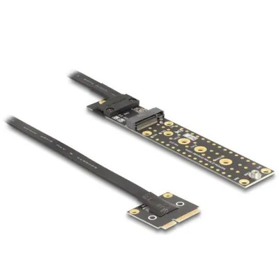 Adapter Delock 81501 M.2 auf Mini PCIe Kabel 20 cm schwarz