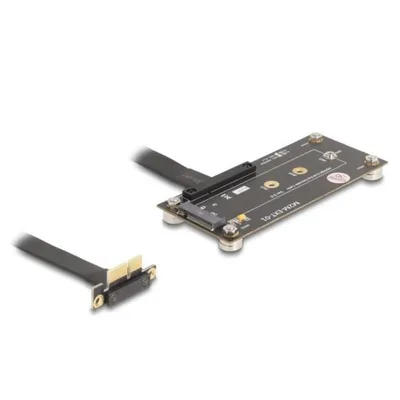 Adapter Delock 81503 M.2 Buchse auf PCIe Schwarz 0,1 m