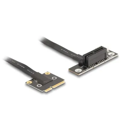 Adapter Delock 81504 Mini PCI Express PCIe x1 Kabel 20 cm schwarz