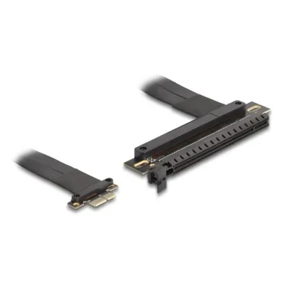 Riser-Kabel Delock 81505 PCIe 3.0 x1 auf x16 0,3 m schwarz