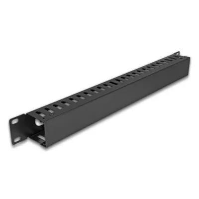 Kabelmanagement-Panel DeLOCK 81558 1U Metall Schwarz