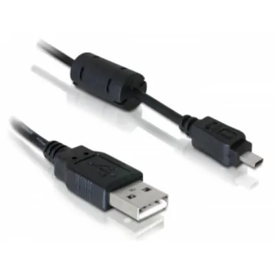 USB-Kabel DeLOCK 1,83 m Männlich/Weiblich Schwarz