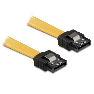 SATA-Kabel Delock 0,3 m Gelb Interne Verbindung