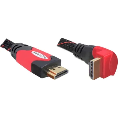 HDMI-Kabel DeLOCK 2 m Schwarz/Rot 10,2 Gbit/s