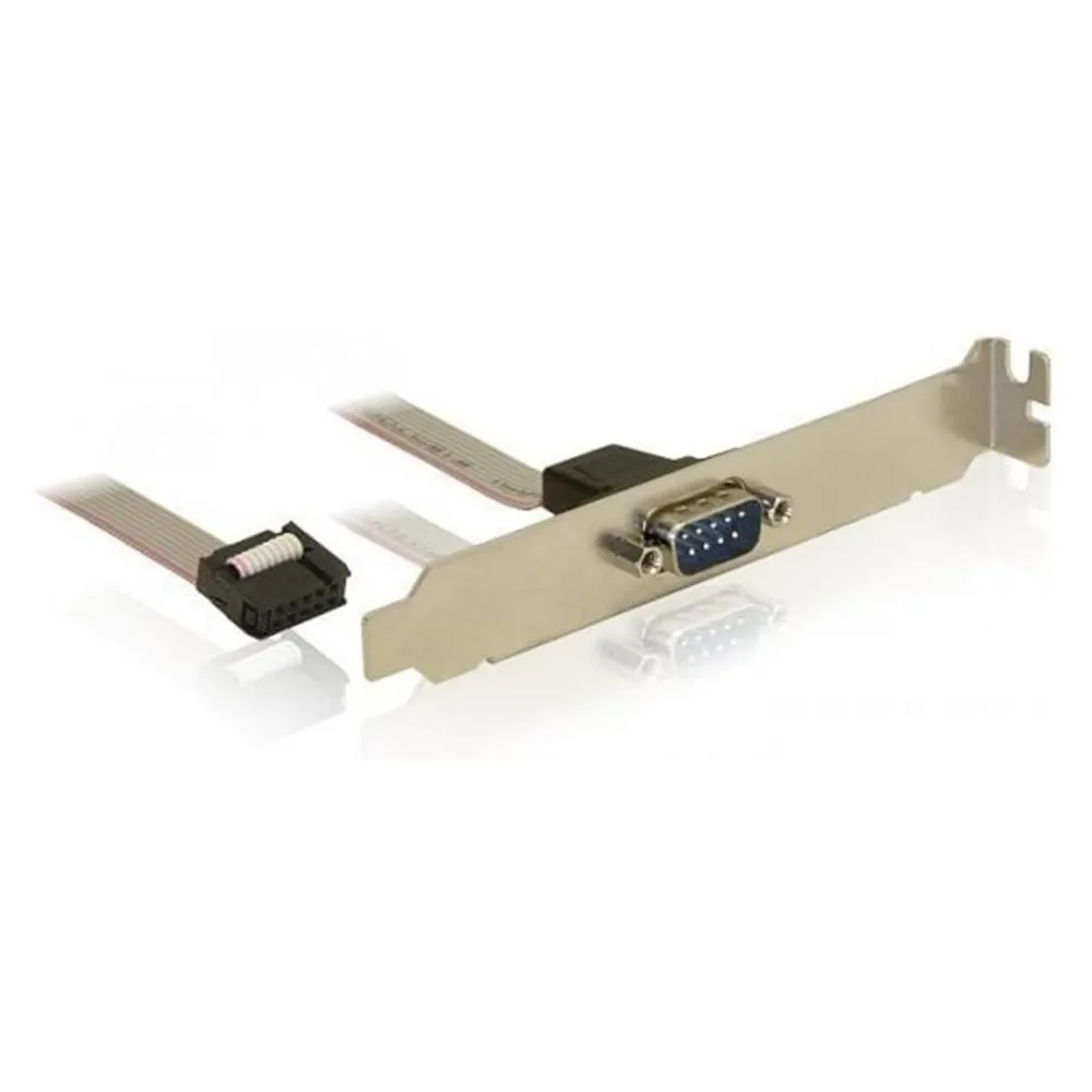 Delock Slotblech 1x COM zu COM (RS232) Header