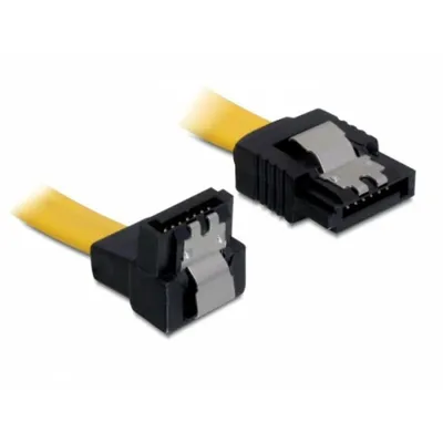 Kabel SATA DeLOCK 0,5 m Männlich/Männlich Gelb 6 Gb/s